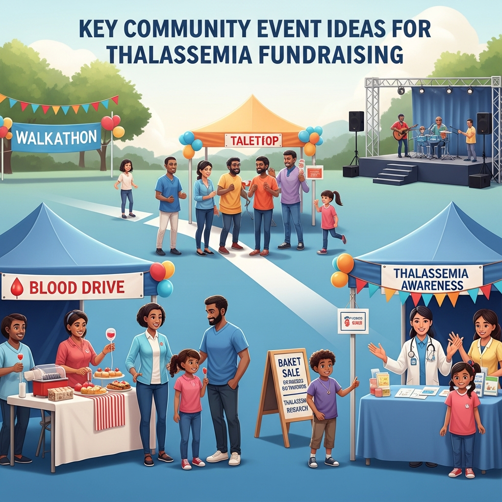 Thalassemia fundraising community event ideas