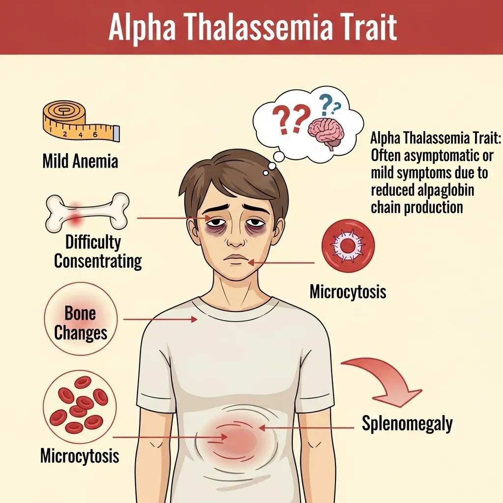 Symptoms of Alpha Thalassemia Trait