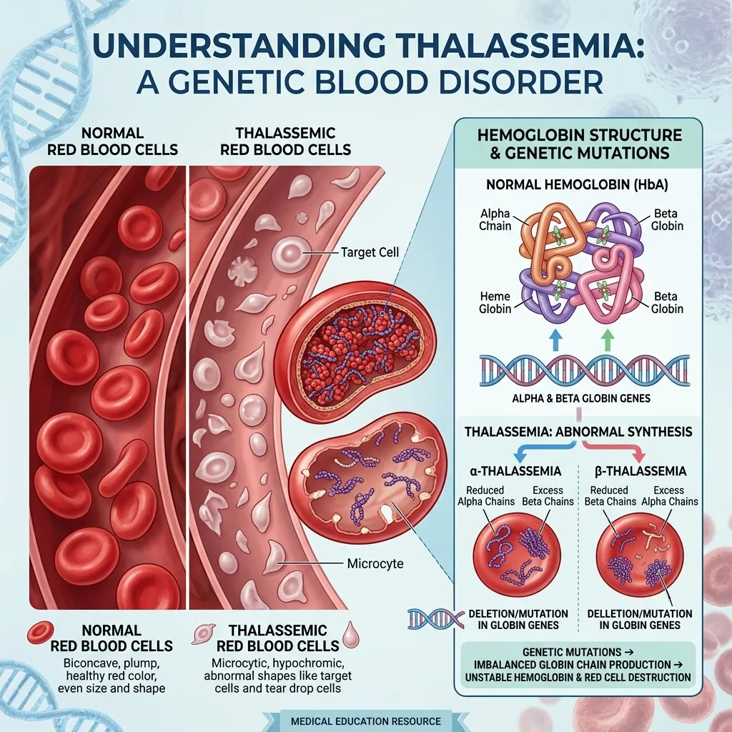 What is thalassemia illustration