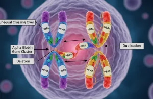 What is the alpha globin gene deletion mechanism? Alpha Globin Gene Deletion Mechanism