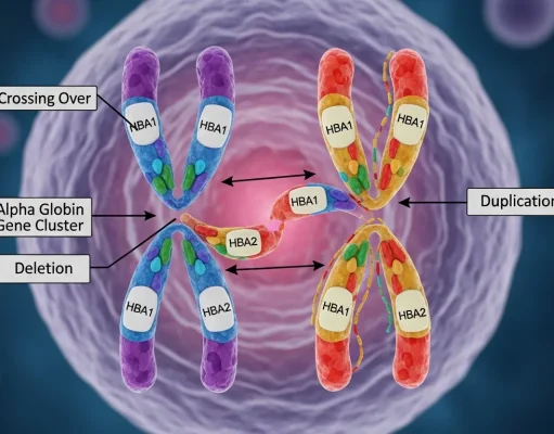 What is the alpha globin gene deletion mechanism? Alpha Globin Gene Deletion Mechanism